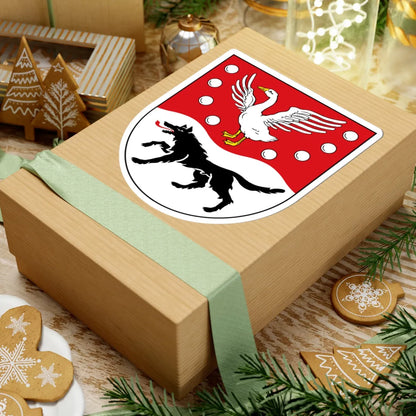 Wappen des Landkreises Prignitz (Germany) (Coat of Arms) STICKER Vinyl Kiss-Cut Decal - The Sticker Space