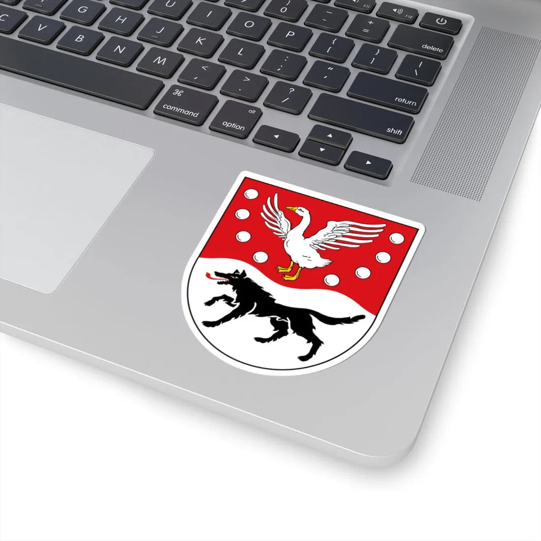 Wappen des Landkreises Prignitz (Germany) (Coat of Arms) STICKER Vinyl Kiss-Cut Decal - The Sticker Space