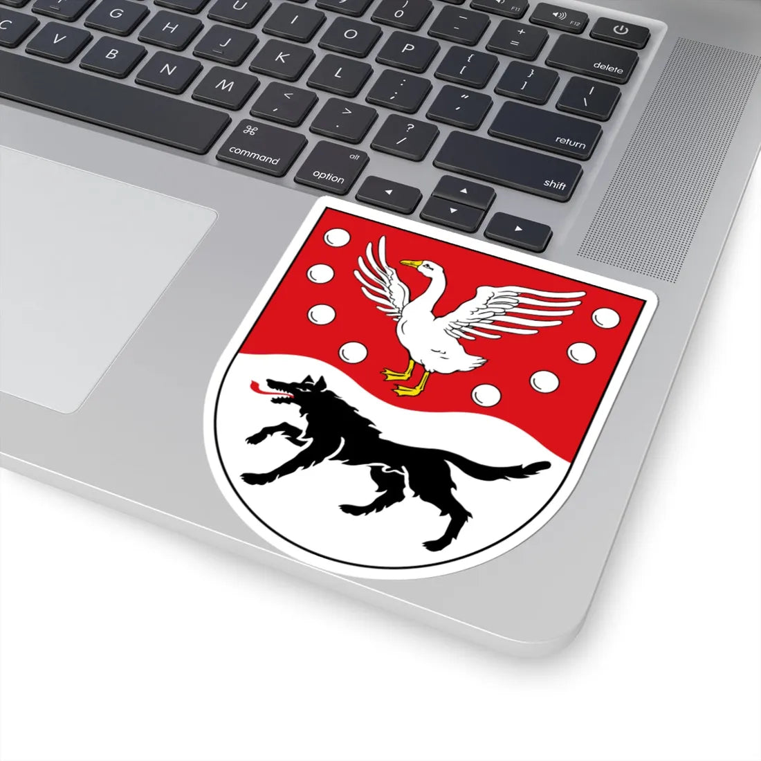 Wappen des Landkreises Prignitz (Germany) (Coat of Arms) STICKER Vinyl Kiss-Cut Decal - The Sticker Space