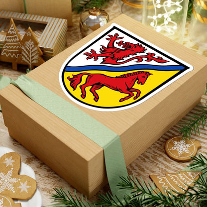 Wappen des Landkreises Rottal-Inn (Germany) (Coat of Arms) STICKER Vinyl Kiss-Cut Decal - The Sticker Space