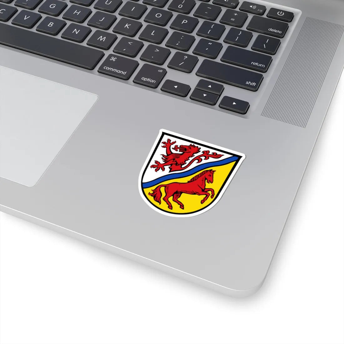 Wappen des Landkreises Rottal-Inn (Germany) (Coat of Arms) STICKER Vinyl Kiss-Cut Decal - The Sticker Space