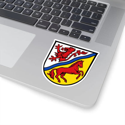 Wappen des Landkreises Rottal-Inn (Germany) (Coat of Arms) STICKER Vinyl Kiss-Cut Decal - The Sticker Space