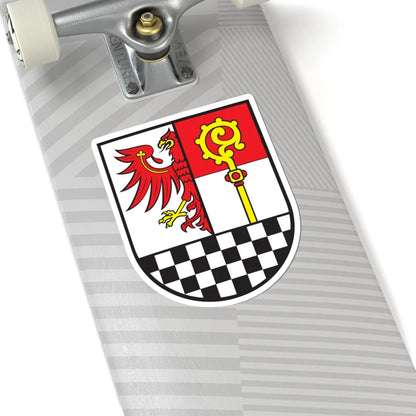 Wappen des Landkreises Teltow-Fläming (Germany) (Coat of Arms) STICKER Vinyl Kiss-Cut Decal - The Sticker Space