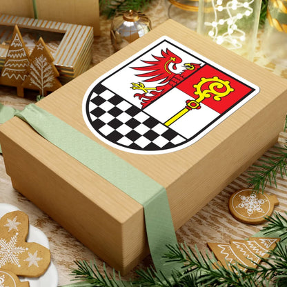 Wappen des Landkreises Teltow-Fläming (Germany) (Coat of Arms) STICKER Vinyl Kiss-Cut Decal - The Sticker Space