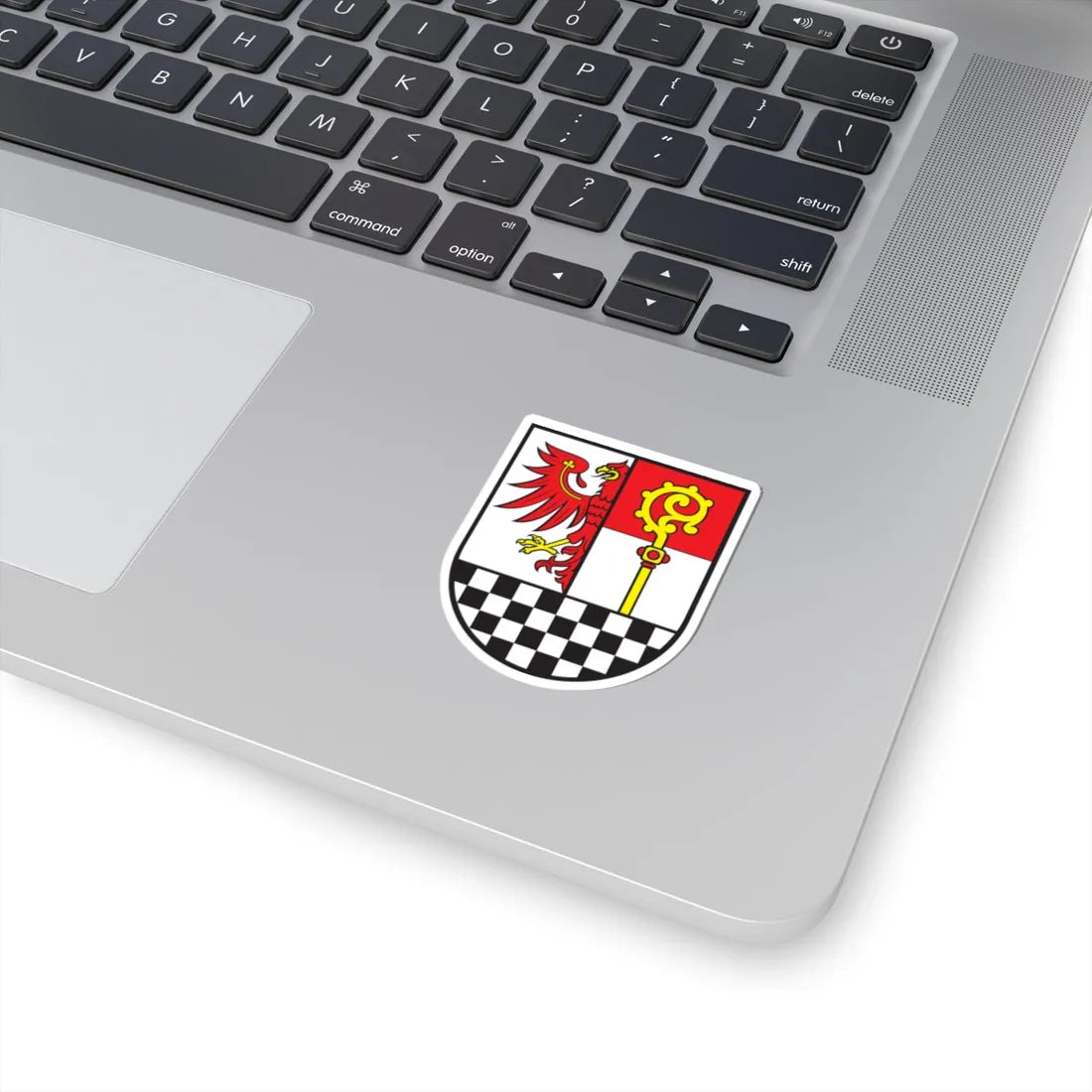 Wappen des Landkreises Teltow-Fläming (Germany) (Coat of Arms) STICKER Vinyl Kiss-Cut Decal - The Sticker Space