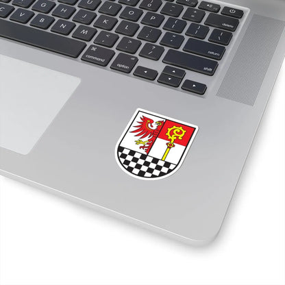 Wappen des Landkreises Teltow-Fläming (Germany) (Coat of Arms) STICKER Vinyl Kiss-Cut Decal - The Sticker Space