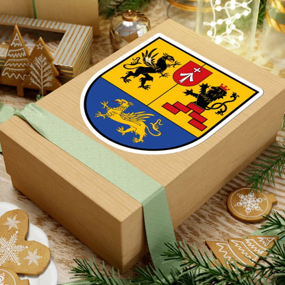 Wappen des Landkreises Vorpommern-Rügen (Germany) (Coat of Arms) STICKER Vinyl Kiss-Cut Decal - The Sticker Space
