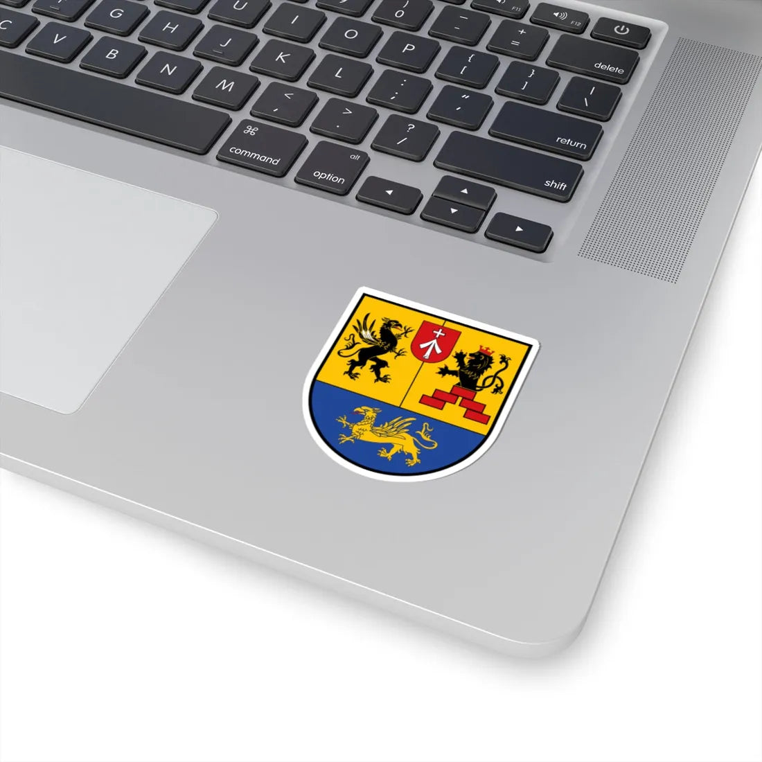 Wappen des Landkreises Vorpommern-Rügen (Germany) (Coat of Arms) STICKER Vinyl Kiss-Cut Decal - The Sticker Space