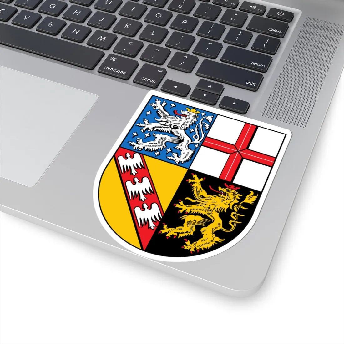 Wappen des Saarlands (Germany) (Coat of Arms) STICKER Vinyl Kiss-Cut Decal - The Sticker Space