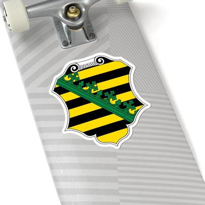 Wappen des Sächsischen Landtags (Germany) (Coat of Arms) STICKER Vinyl Kiss-Cut Decal - The Sticker Space