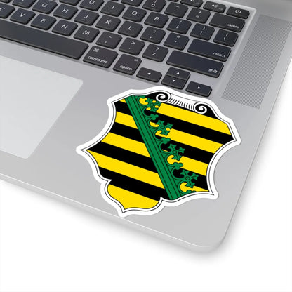 Wappen des Sächsischen Landtags (Germany) (Coat of Arms) STICKER Vinyl Kiss-Cut Decal - The Sticker Space