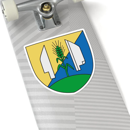 Wappen Deutsch-Wagram (Austria) (Coat of Arms) STICKER Vinyl Kiss-Cut Decal - The Sticker Space