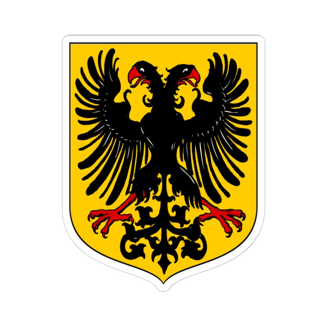 Wappen Deutscher Bund (Germany) (Coat of Arms) STICKER Vinyl Kiss-Cut Decal 6 Inch White - The Sticker Space