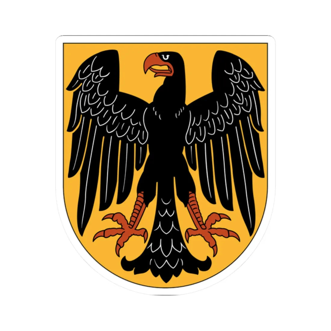 Wappen Deutsches Reich Weimarer Republik (Germany) (Coat of Arms) STICKER Vinyl Kiss-Cut Decal 2 Inch White - The Sticker Space