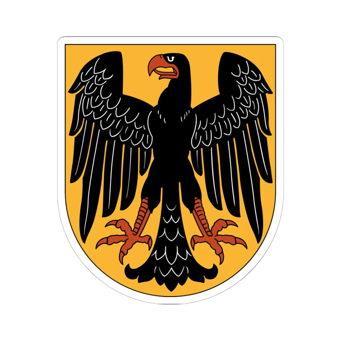 Wappen Deutsches Reich Weimarer Republik (Germany) (Coat of Arms) STICKER Vinyl Kiss-Cut Decal 6 Inch White - The Sticker Space