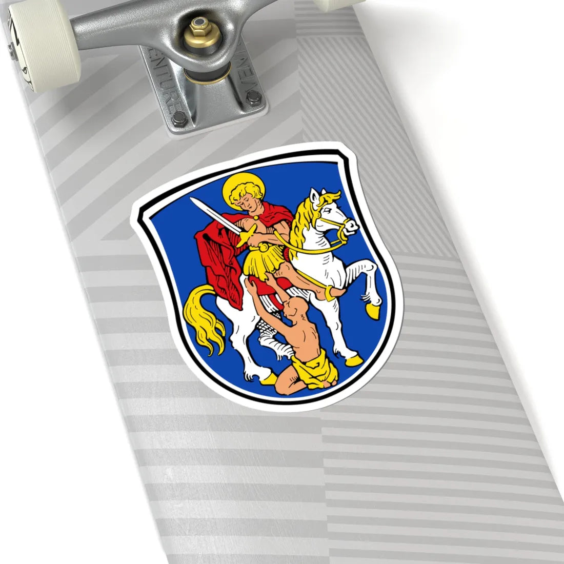 Wappen Dieburg (Germany) (Coat of Arms) STICKER Vinyl Kiss-Cut Decal - The Sticker Space