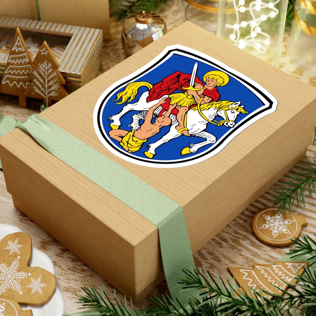 Wappen Dieburg (Germany) (Coat of Arms) STICKER Vinyl Kiss-Cut Decal - The Sticker Space