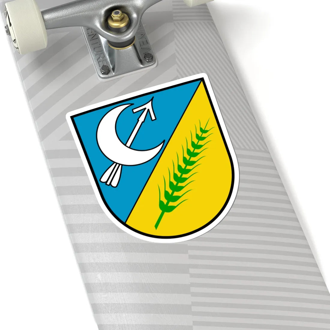 Wappen Diedersdorf (Germany) (Coat of Arms) STICKER Vinyl Kiss-Cut Decal - The Sticker Space