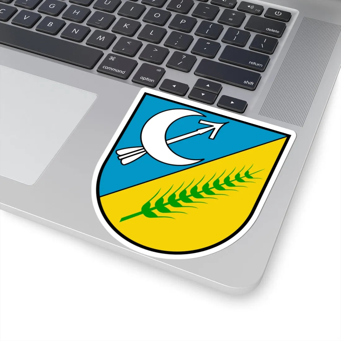 Wappen Diedersdorf (Germany) (Coat of Arms) STICKER Vinyl Kiss-Cut Decal - The Sticker Space