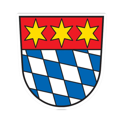 Wappen Dingolfing (Germany) (Coat of Arms) STICKER Vinyl Kiss-Cut Decal 2 Inch White - The Sticker Space