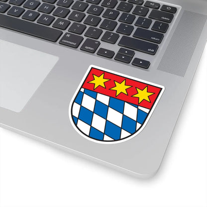 Wappen Dingolfing (Germany) (Coat of Arms) STICKER Vinyl Kiss-Cut Decal - The Sticker Space