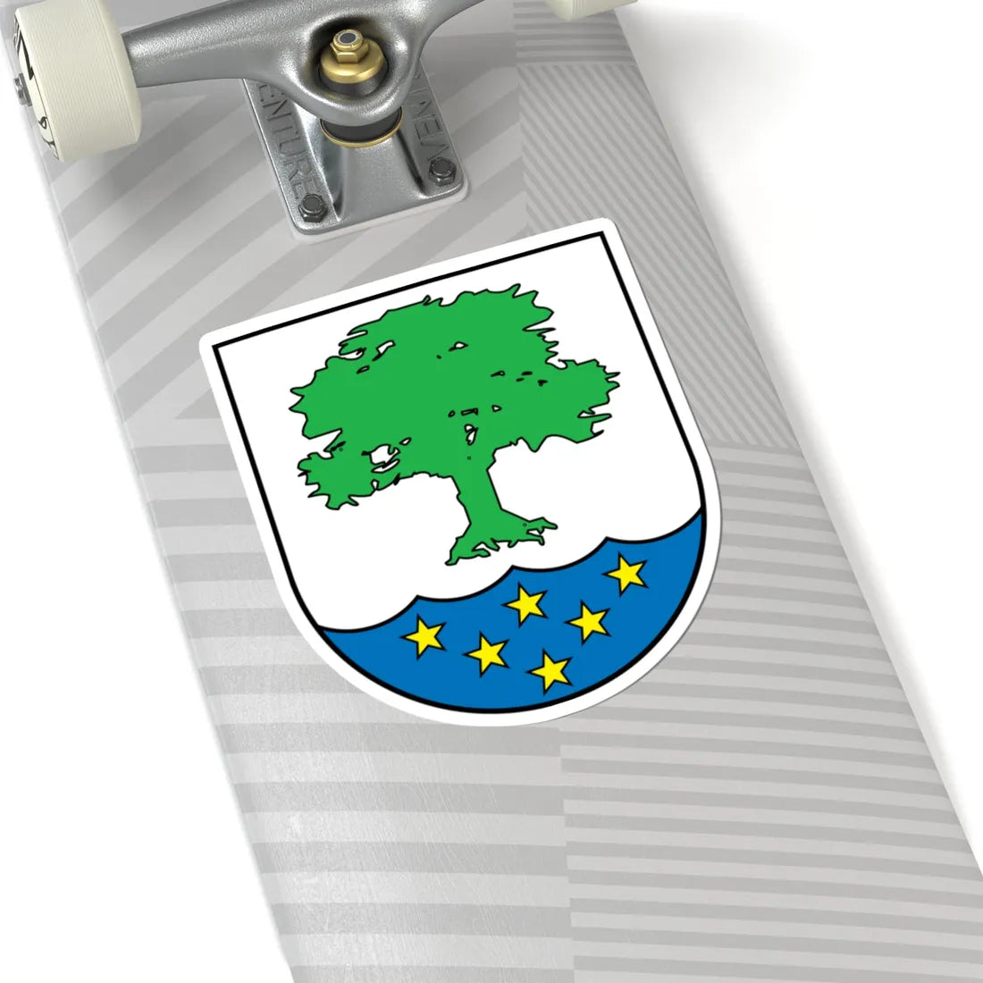 Wappen Doberschütz Sachsen (Germany) (Coat of Arms) STICKER Vinyl Kiss-Cut Decal - The Sticker Space