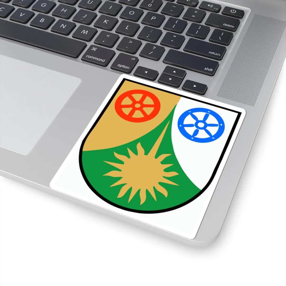 Wappen Donnersbergkreis (Germany) (Coat of Arms) STICKER Vinyl Kiss-Cut Decal - The Sticker Space