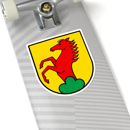 Wappen Dottikon (Switzerland) (Coat of Arms) STICKER Vinyl Kiss-Cut Decal - The Sticker Space