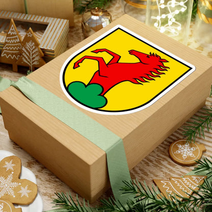 Wappen Dottikon (Switzerland) (Coat of Arms) STICKER Vinyl Kiss-Cut Decal - The Sticker Space