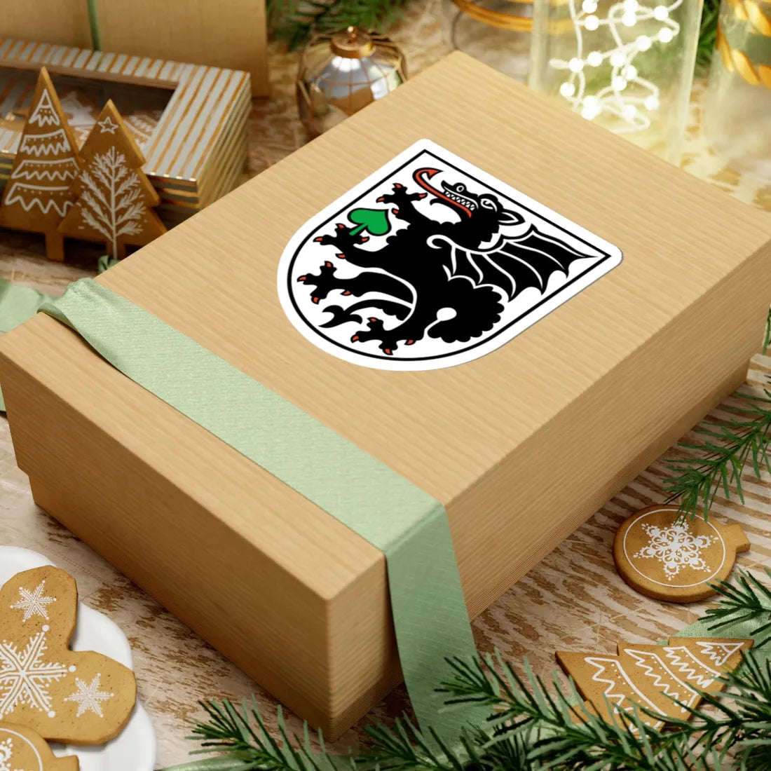 Wappen Drachhausen (Germany) (Coat of Arms) STICKER Vinyl Kiss-Cut Decal - The Sticker Space