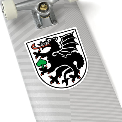 Wappen Drachhausen (Germany) (Coat of Arms) STICKER Vinyl Kiss-Cut Decal - The Sticker Space