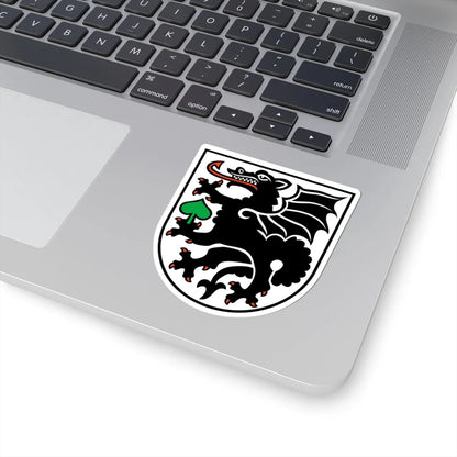 Wappen Drachhausen (Germany) (Coat of Arms) STICKER Vinyl Kiss-Cut Decal - The Sticker Space