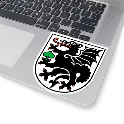 Wappen Drachhausen (Germany) (Coat of Arms) STICKER Vinyl Kiss-Cut Decal - The Sticker Space