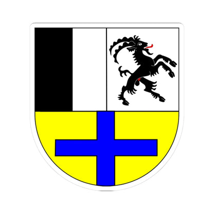 Wappen Drei Bünde (Switzerland) (Coat of Arms) STICKER Vinyl Kiss-Cut Decal 3 Inch White - The Sticker Space
