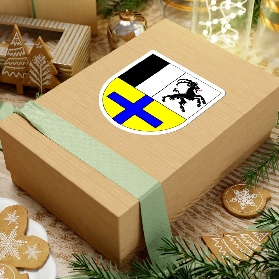 Wappen Drei Bünde (Switzerland) (Coat of Arms) STICKER Vinyl Kiss-Cut Decal - The Sticker Space