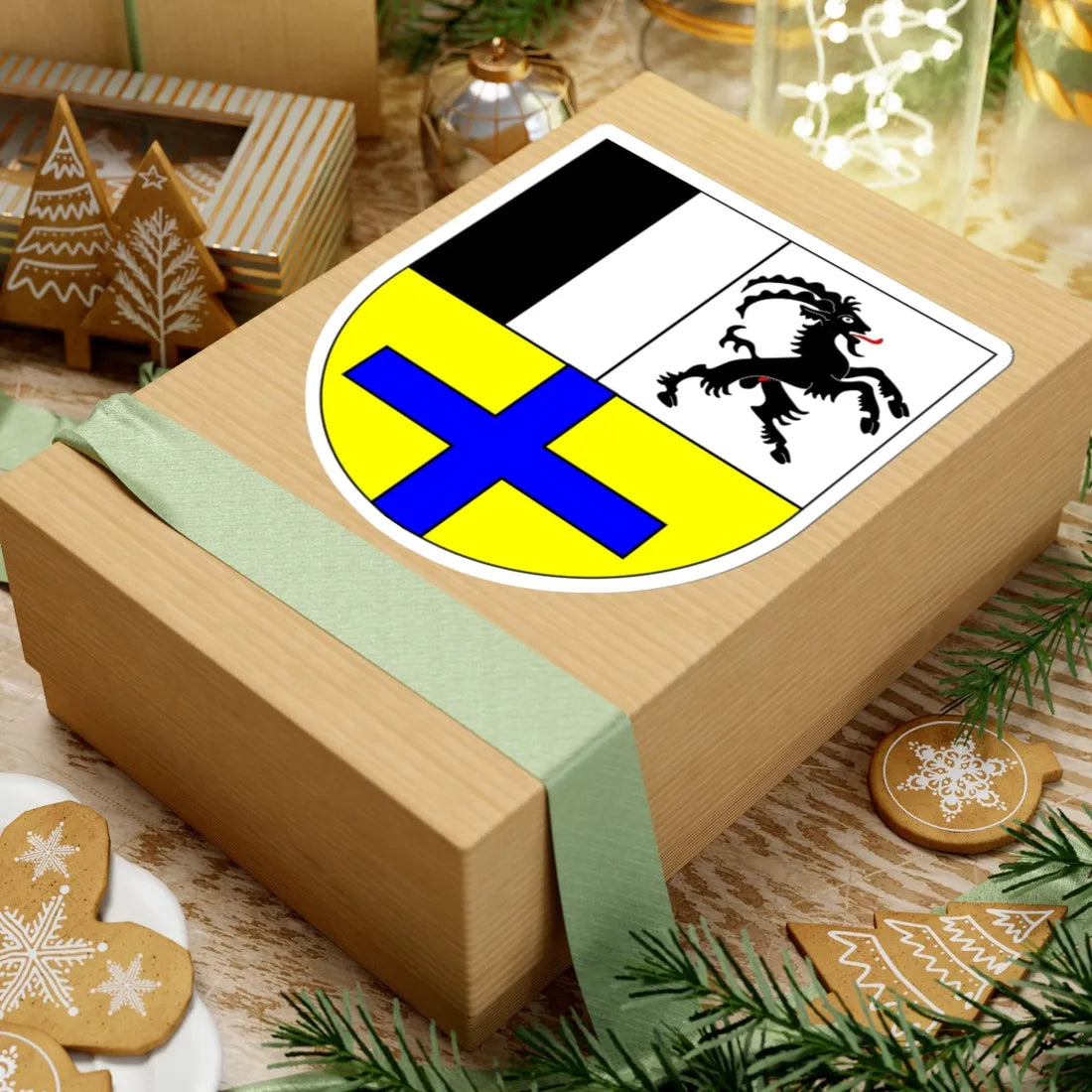 Wappen Drei Bünde (Switzerland) (Coat of Arms) STICKER Vinyl Kiss-Cut Decal - The Sticker Space