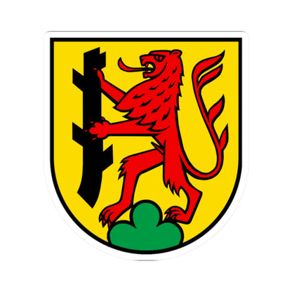 Wappen Dürrenäsch (Switzerland) (Coat of Arms) STICKER Vinyl Kiss-Cut Decal 2 Inch White - The Sticker Space