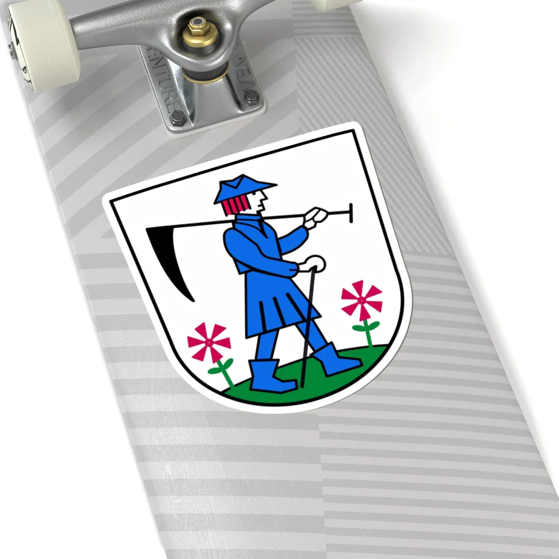 Wappen Dürrröhrsdorf-Dittersbach (Germany) (Coat of Arms) STICKER Vinyl Kiss-Cut Decal - The Sticker Space