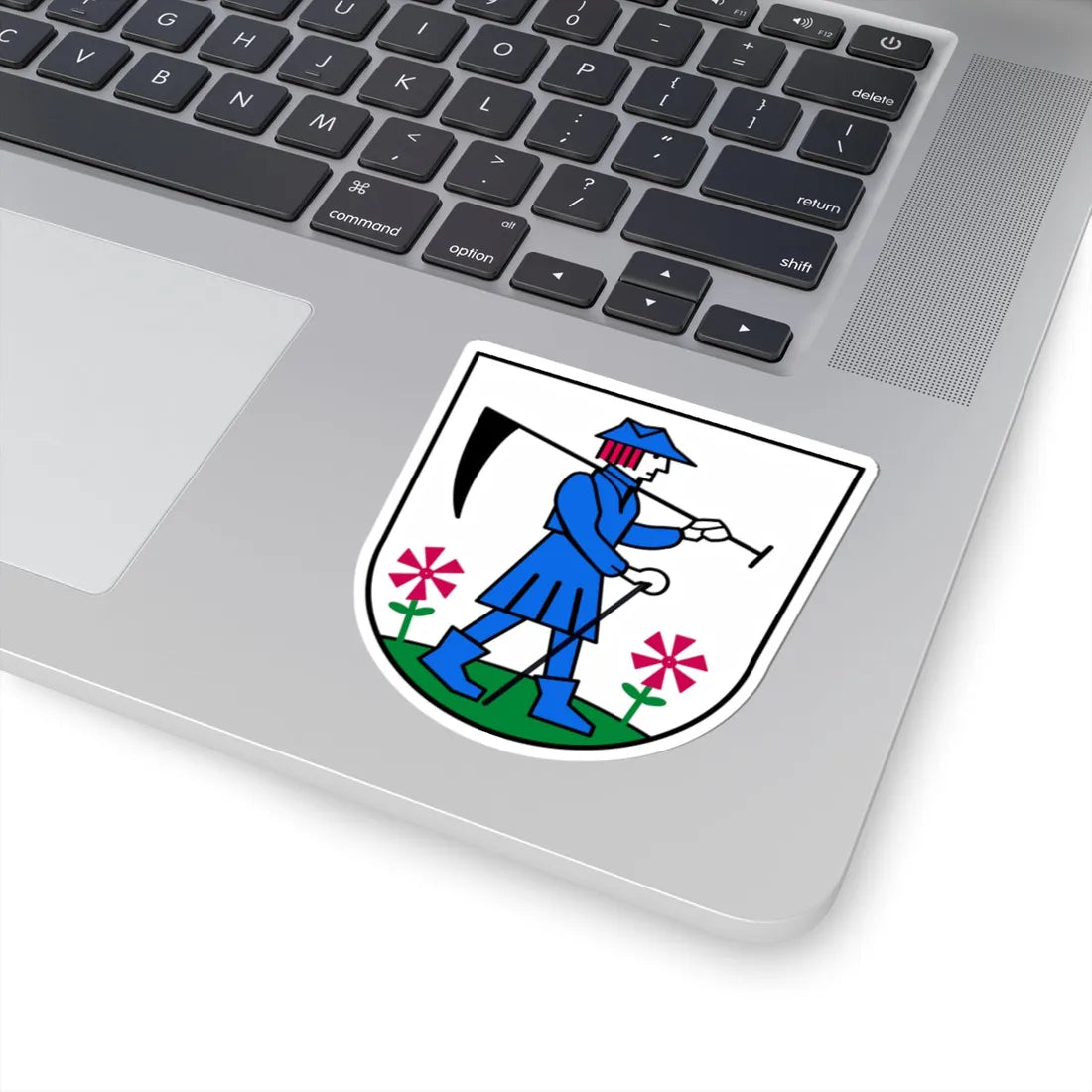 Wappen Dürrröhrsdorf-Dittersbach (Germany) (Coat of Arms) STICKER Vinyl Kiss-Cut Decal - The Sticker Space