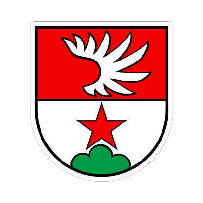 Wappen Effingen (Switzerland) (Coat of Arms) STICKER Vinyl Kiss-Cut Decal 6 Inch White - The Sticker Space
