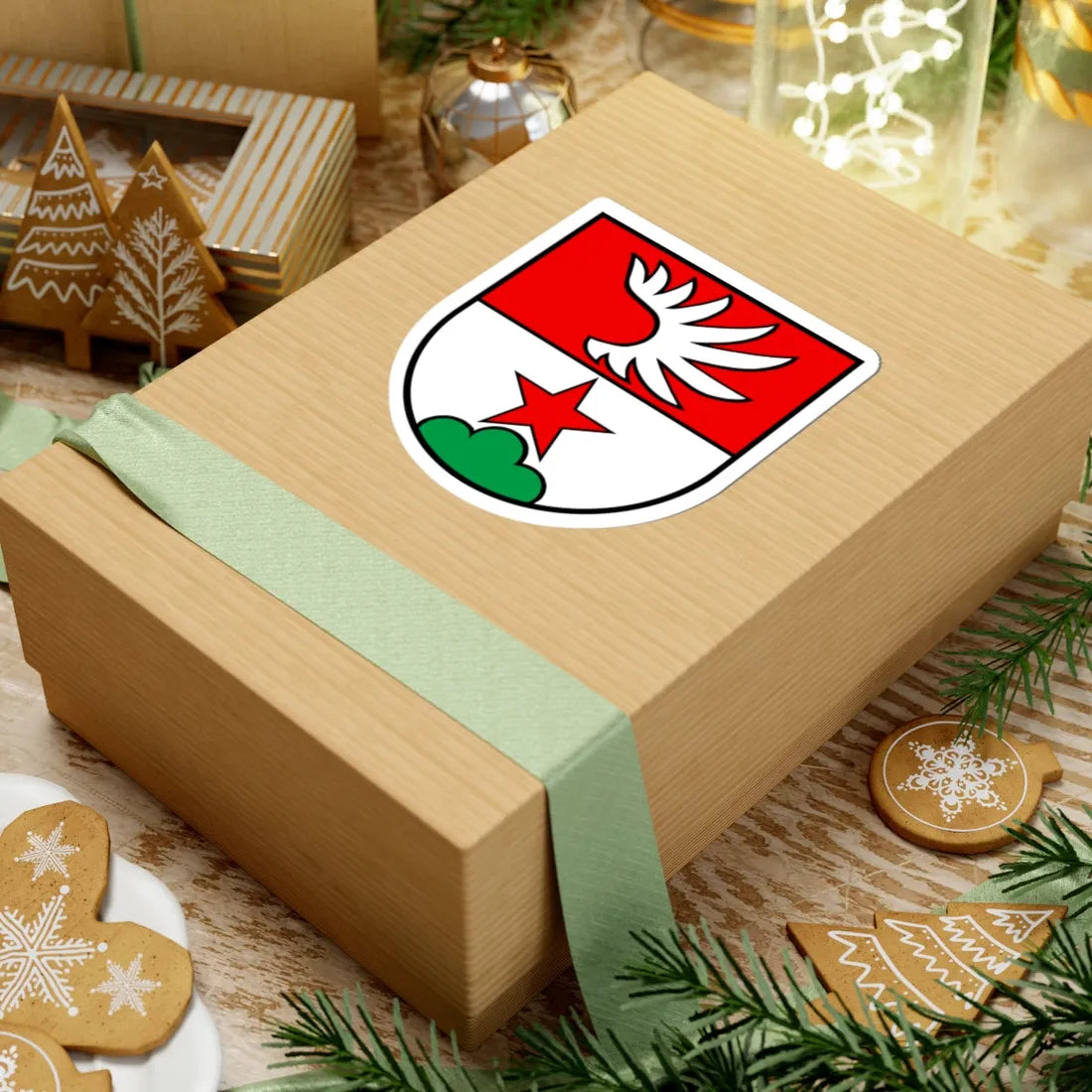 Wappen Effingen (Switzerland) (Coat of Arms) STICKER Vinyl Kiss-Cut Decal - The Sticker Space