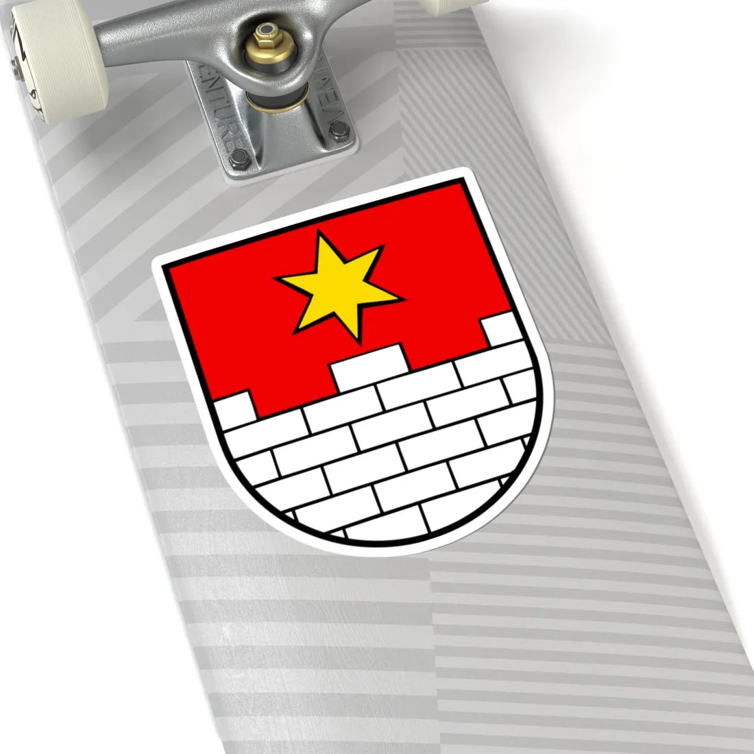 Wappen Eggenwil (Switzerland) (Coat of Arms) STICKER Vinyl Kiss-Cut Decal - The Sticker Space