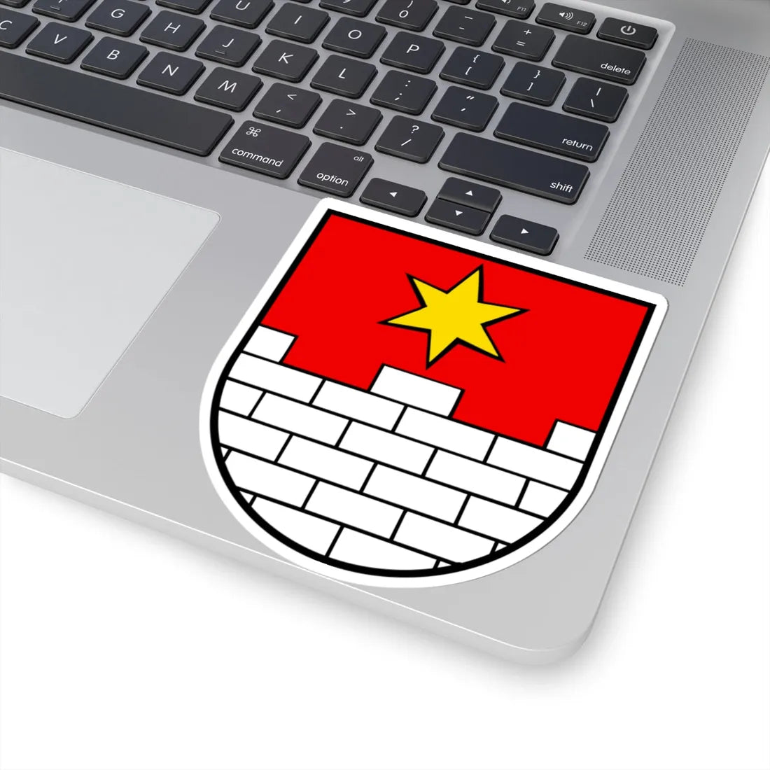 Wappen Eggenwil (Switzerland) (Coat of Arms) STICKER Vinyl Kiss-Cut Decal - The Sticker Space