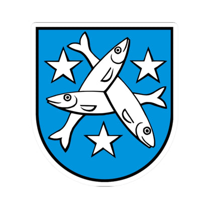 Wappen Egliswil (Switzerland) (Coat of Arms) STICKER Vinyl Kiss-Cut Decal 2 Inch White - The Sticker Space