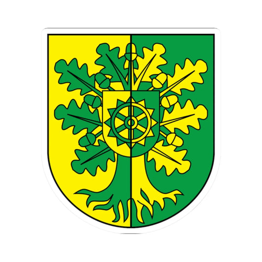 Wappen Eichigt (Germany) (Coat of Arms) STICKER Vinyl Kiss-Cut Decal 2 Inch White - The Sticker Space