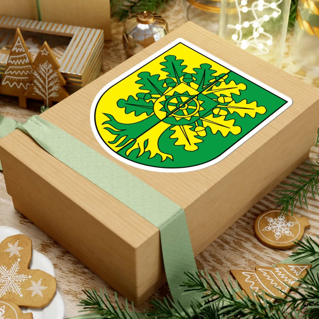 Wappen Eichigt (Germany) (Coat of Arms) STICKER Vinyl Kiss-Cut Decal - The Sticker Space