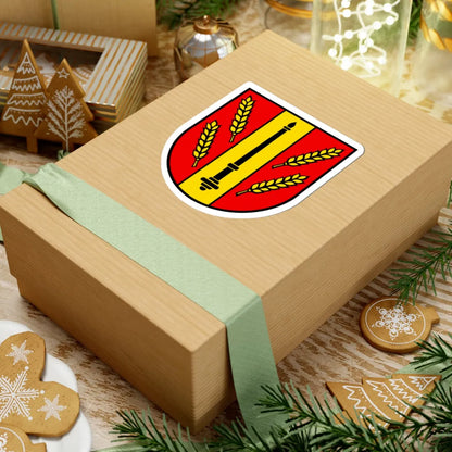 Wappen Eiken (Switzerland) (Coat of Arms) STICKER Vinyl Kiss-Cut Decal - The Sticker Space