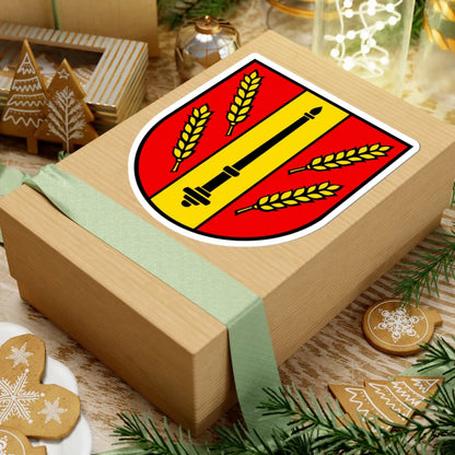 Wappen Eiken (Switzerland) (Coat of Arms) STICKER Vinyl Kiss-Cut Decal - The Sticker Space