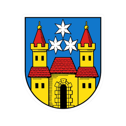 Wappen Eilenburg (Germany) (Coat of Arms) STICKER Vinyl Kiss-Cut Decal 2 Inch White - The Sticker Space