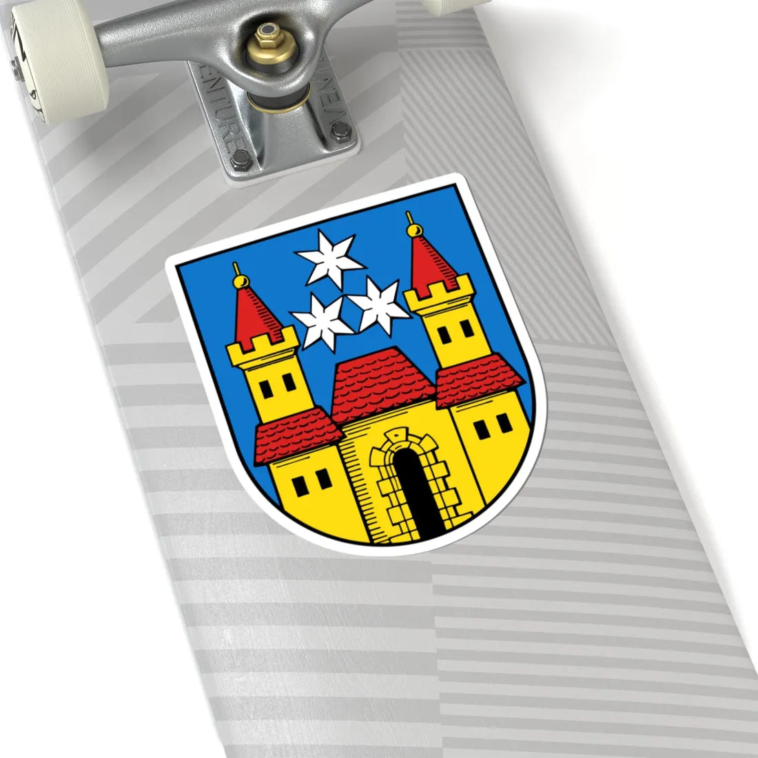 Wappen Eilenburg (Germany) (Coat of Arms) STICKER Vinyl Kiss-Cut Decal - The Sticker Space